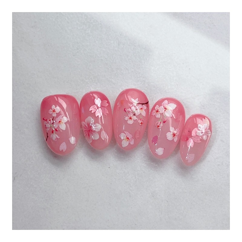 When the light pink light dances - Petite Oval /