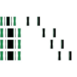 White Water Archery Laminated Green Traditional 12 Crest Arrow Wraps 15 pk Choose Length Width (7.75)