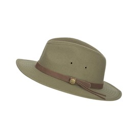 Hoggs of Fife Panmure Canvas Foldable Hat X-Large KhakiX-LargeKhaki Hats (52365) Men's