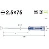 Crystal Line Screw Driver (Precision Type), No.6900