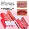 ULTRAMO Labial Líquido Mate Labial Matte Acabado Velvet 8 Colores