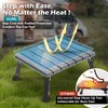 Marudina Large Platform RV Step with Cloth Cover and Anti-Slip