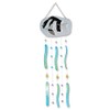 Premier Kites 81107 Tropical Fish Glass Chime/Wind Bells, Banded Humbug