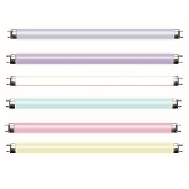 Helios 6 Pack T5 Bulb 24W Aquarium Light Bulb HO for 24" 2 ft 6500K 10000K Actinic Pink (1 of Each Color Spectrum Listed)