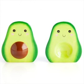 Adorable Avocado AVO Lovers Salt & Pepper Set Multicolor