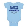 TATY Kids Daddy's Fastest Swimmer Baby Infant One Piece Bodysuit