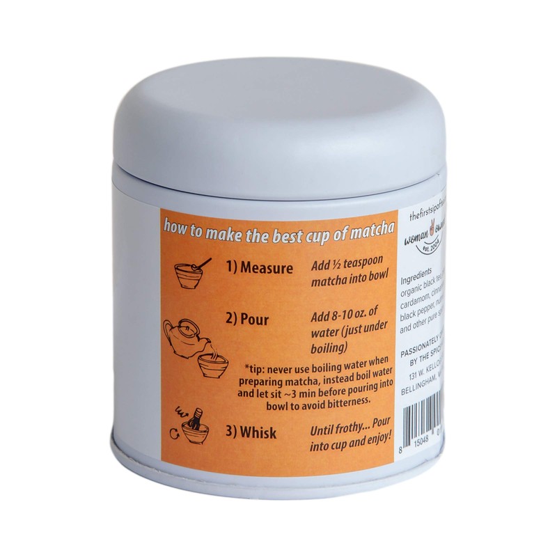 Matcha Chai Tea Powder, Pure 1 ounce, The First Sip
