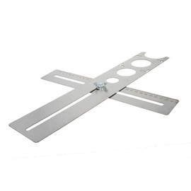 Utoolmart Stainless Steel Ceramic Tile Hole Locator Floor Drilling Guide Finder Gauge For Accurate Positioning Of Wood And Plastic Drilling 1pcs