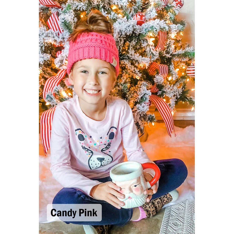 Funky Junque - Gorro de cola de caballo para niños,