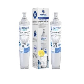 Refresh R-9010 Refrigerator Water Filter, Compatible with Kenmore 46-9010, 469010, 9010, 46-9085, AquacrestAQF-4396508, Aquafresh WF285 and IcePure RFC05000A (2)