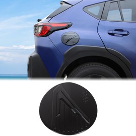 Aunginsy Car Fuel Filler Gas Tank Cap Cover Compatible with Subaru Crosstrek GU 2023 2024 Car Oil Gas Cap Fuel Trim Cover Fuel Filler Cap Door Scratches Protection Sticker ABS Exterior Accessories