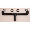 1-1/2" PVC Center Outlet Waste For Kitchen Double Bowl Sink,