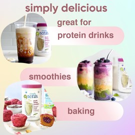 simply tera's simply tera's pure whey protein powder, bourbon vanilla flavor