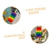 Baluue 2Pcs Ice Cream Shaped Body Scrubber Sponge for Cute