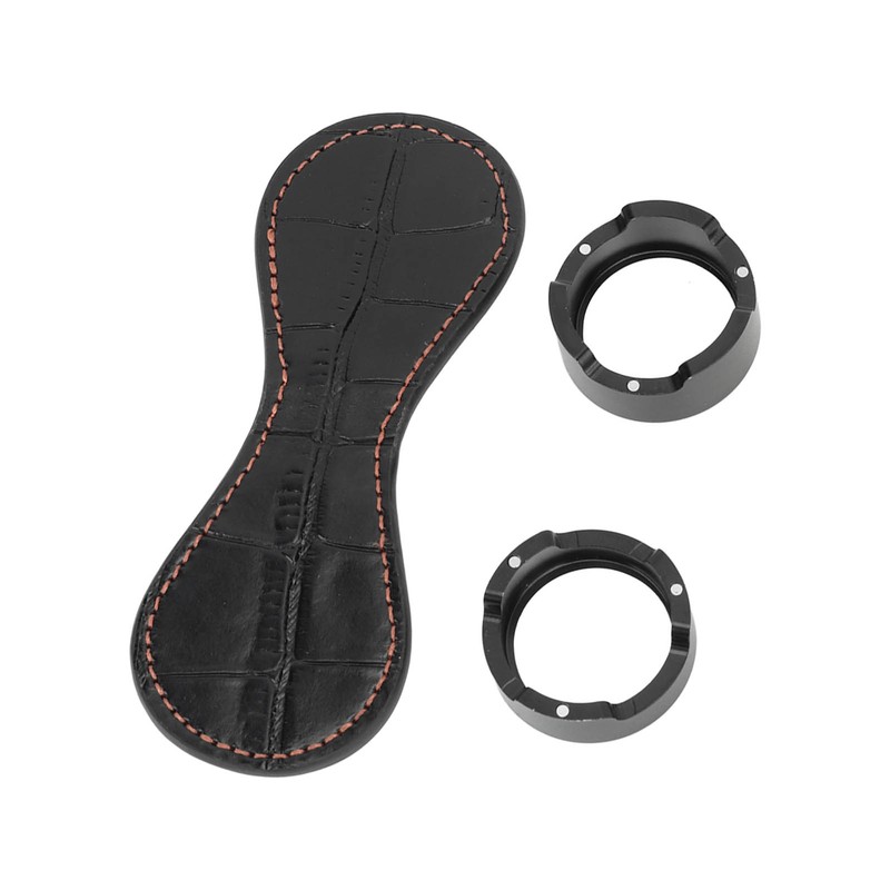 Magnetic Pocket Billiard Chalk Holder Leather Chalk Clip Billiard Pool