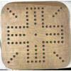 Hand Made Aggravation Board, WEATHERED OAK, Four Player, (GS-4)