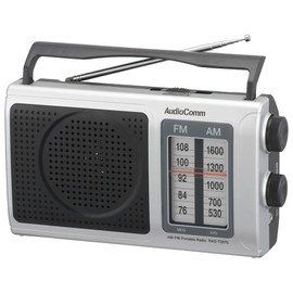 Ohm Electric AudioComm Portable Radio AM/FM RAD-T207S 03-0973 OHM