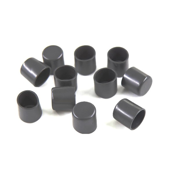 Leliafleury 8Pcs 40mm Rubber Leg Tips Round Rubber End Caps