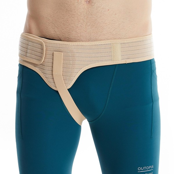 HEERTEEAJ Hernia Support Belt, Removable Compression Pad and Adjustable Hernia