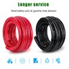 Kimbluth 2/0 Gauge Battery Cable Copper Wire, 5FT Red+5FT Black
