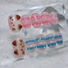 Cozy cat handmade nail tips - Blue / 포근한 고양이