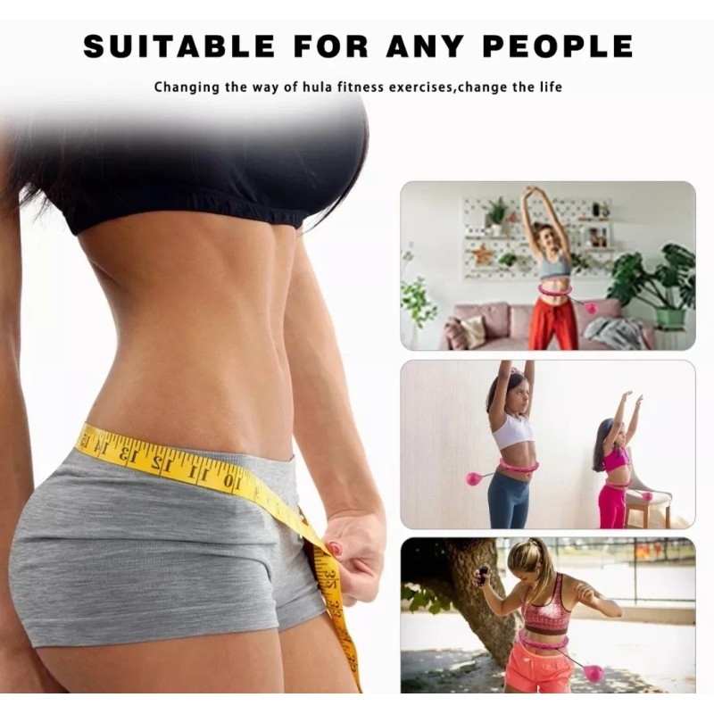 Energy Abdomen Inteligente Ajustable Y Hula Hoop De Cintura Delgada