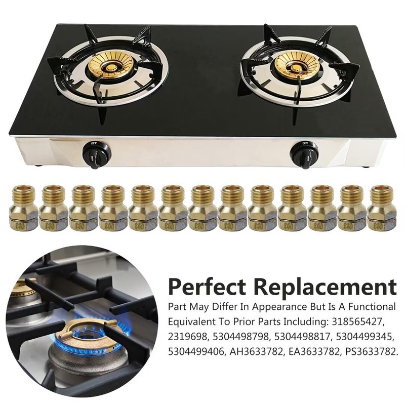 BUTITNOW New 12 PCS Brass GRLP4 LP Gas Conversion Kit