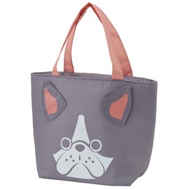 Skater KCTB1-A Tote Insulated Lunch Bag, French Bulldok, 12.6 x 4.7 x 9.1 inches (32 x 12 x 23 cm)