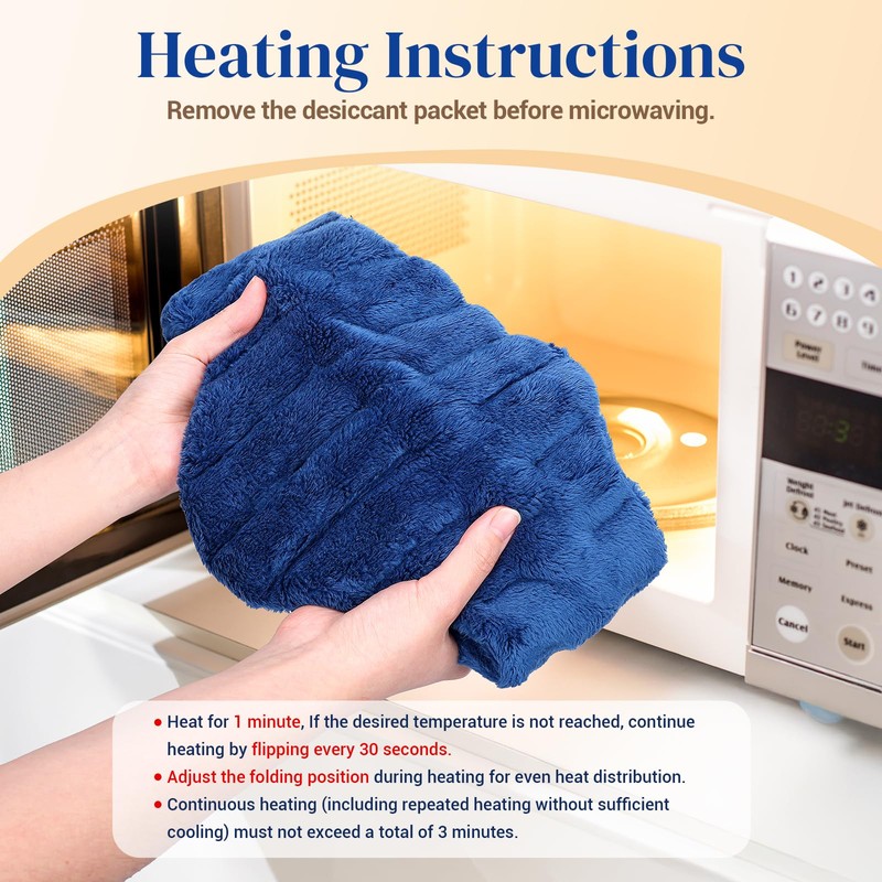 Microwave Heating Pad for Neck Pain Relief, Moist Therapy, 33"x4"