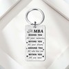 HYHYDHP MBA Graduation Gifts 2024, Masters Degree Graduation Grad Keychain