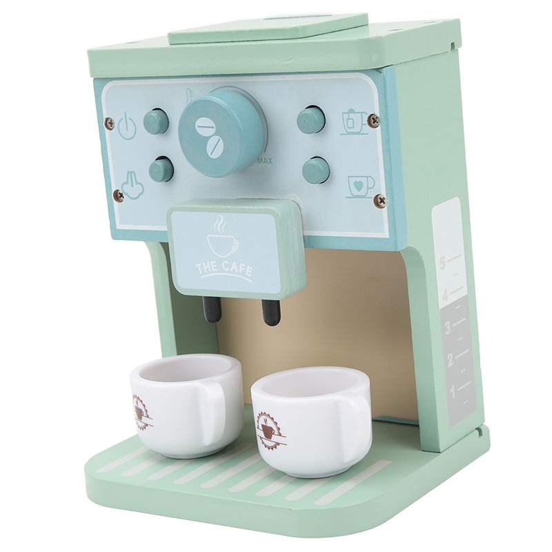 Coffee Maker Toy Fun Early Education Simulation Milk Cups Round