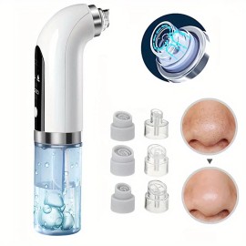Unbranded Blackhead Remover Vacuum - 6 Attachments, 3 Suction Levels, USB Rechargeable