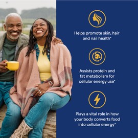 Puritan's Pride Premium Ultra Mega Biotin 10,000mcg, Dietary Supplement for Healthy Hair, Skin, Nails, and Energy Metabolism Support, 100 Day Supply, 50 Rapid Release Softgels, 2 Pack