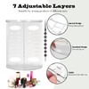 360 Rotating Makeup Organizer for Vanity Adjustable Cosmetic Display Case