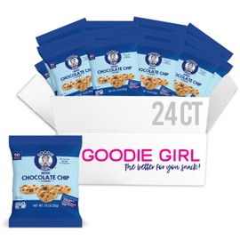 Goodie Girl Mini Chocolate Chip Gluten Free Cookie Snack Packs | Peanut Free, Gluten Free, Egg Free, Dairy Free | 90 Calories (Includes 24 Snack Packs)