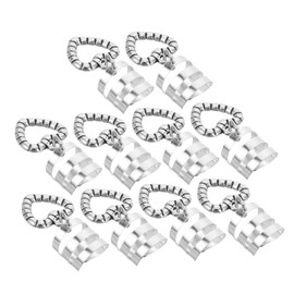 SAFIGLE 10pcs Stylish Open Heart Hair for Women Durable Braiding Accessories for Dreadlocks and Braids Elegant Braid Jewelry for Special Events