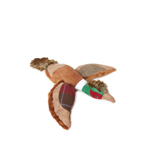 Rosewood Joules Squeaky Soft Plush Pheasant Interactive Training Dog Toy, 46 x 36 cm,Red