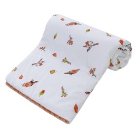 LAT LEE AND TOWN Baby Blankets Super Soft Quilted Newborn Sleeping Blankets Nursery Duvet with Polka Dot Back for Toddlers Babies Girls Boys (Pink)