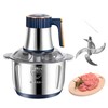 Electric Food chopper,18/10 Stainless Steel Food Processors,3 Liters Large Capacity