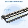 Cable Matters 1U 19-Inch 24-Port 10Gbps Cat6A Ethernet Patch Panel
