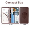 CoBak Premium Faux Leather Car Document Holder with Magnetic Closure