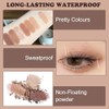 Paletas de Sombras de Ojos 9 Coloridas Profesionales Paletas de