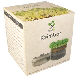 mgc24® germination sprocket box for growing sprouts with 4 sprouting trays and lids