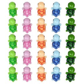 ERINGOGO 25pcs Small Turtle Miniature Turtle Resin Animal Bulk Minifigure Small Figurine Mini Turtle Decor Small Resin Animals Turtle Mini Turtle Figures Miniature Turtle Figurine Resin Mini Animals