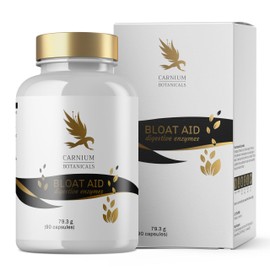 Bloat Aid Verdauungsenzyme - Natürliche Linderung bei Aufgeblähtheit und Verdauungsproblemen - 90 Kapseln für 30 Tage