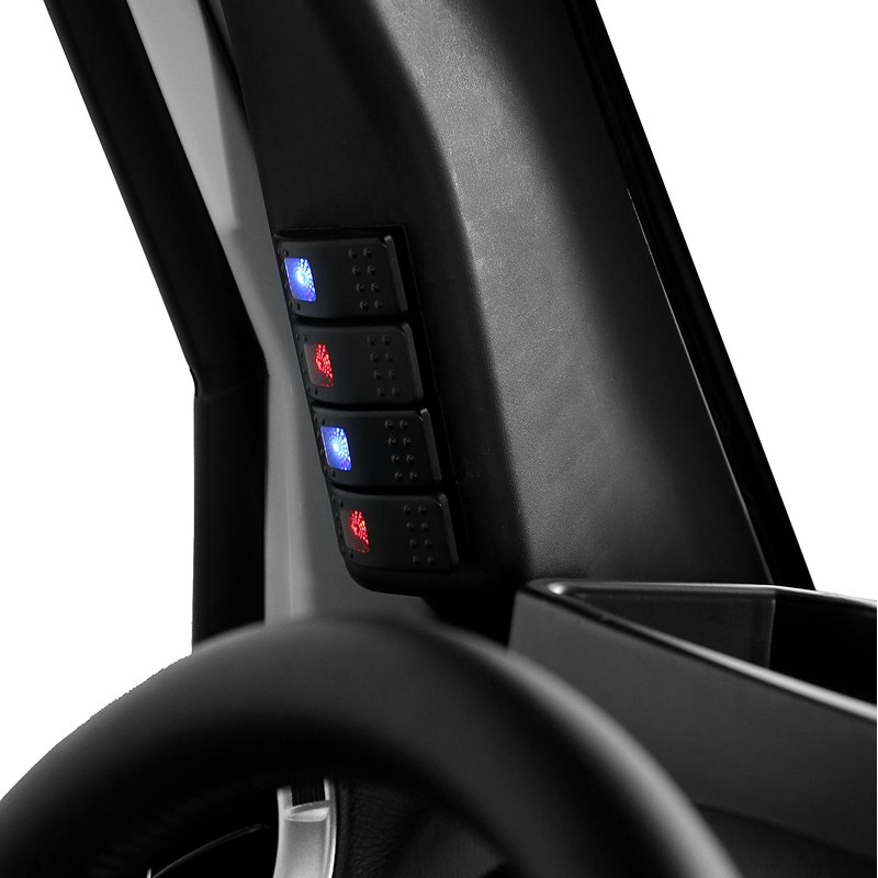 u-Box JK Wrangler Light Switch Pod Panel A Pillar w/