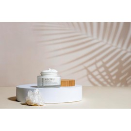LUXYURI Glow-E Crema Hidratante con Vitamina E, Perla de Lima y Miniporilo, 1.7 fl oz, 1.7 fl oz