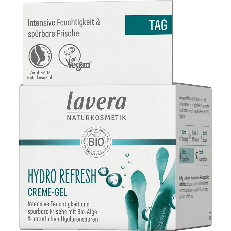 lavera Hydro Refresh Cream Gel with Algae and Hyaluronic Acid