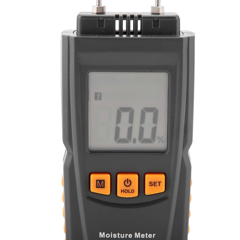 GM605 LCD Display Portable Digital Wood Moisture Meter Humidity Tester