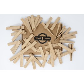 Oak Wedges - Pack of 50-16mm x 10mm x100mm - Wood Locker